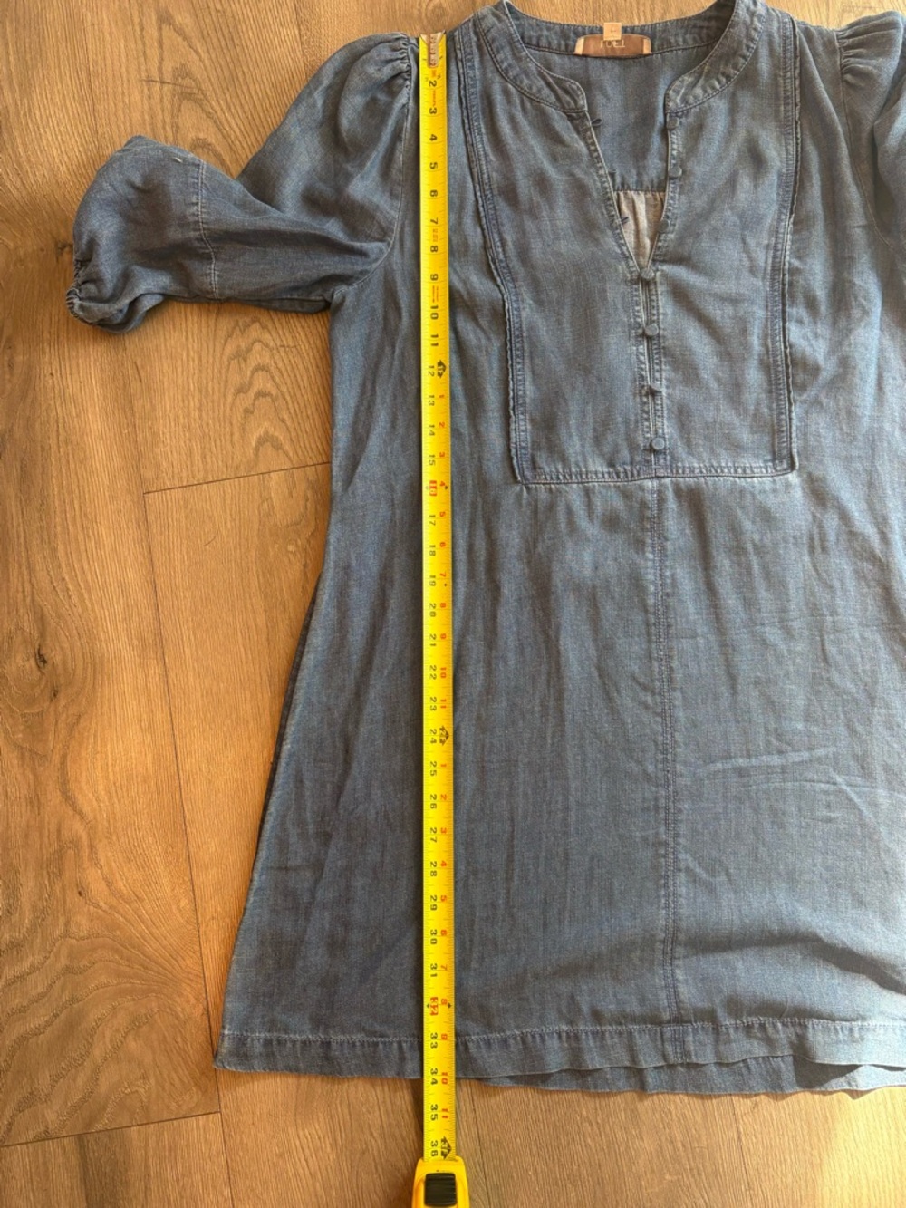 LOFT Blue Denim Tunic Dress - Picture 10 of 12
